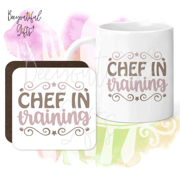 Mug & Coaster Set - Chef In Training