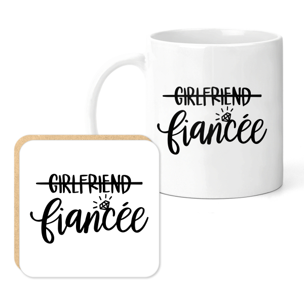 Mug & Coaster Set - Fiancee