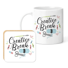 Crafting Mug & Coaster Set - Creative Break