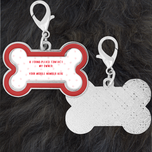 Personalised 'If Found' Safety Collar Tag