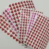 100 Heart Stickers - 1 - Pink