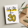 30th Birthday Card - Holy Shit You're / I'm 30 Card - Birthday Card - Birthday Celebrations - Personalised Birthday - Funny Birthday Card - Holy Shit "I'm"