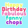 Birthday Card | Fanny Chops | Square card
