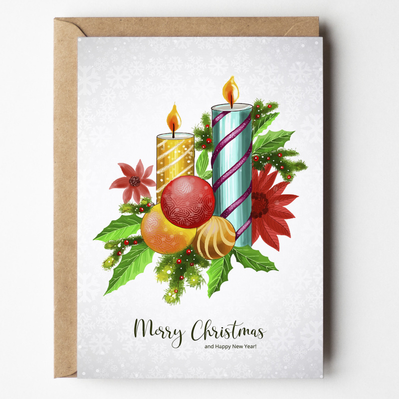 Corporate Christmas Cards Branded | Corporate | Company | Christmas Cards for Clients  Staff, Co-Workers, Teams & Clubs Christmas Cards - A6 - 4.1" x 5.8"