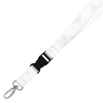 Double Breakaway Lanyard - Flower Doodle Corners