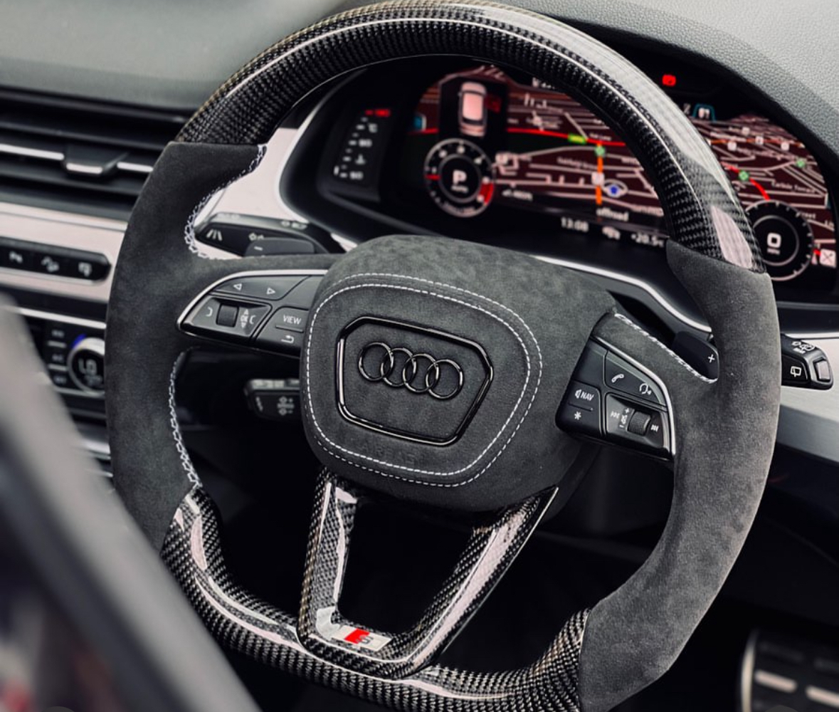 Audi Q7 Custom steering wheel
