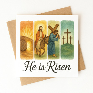 Easter Card - He Is Risen