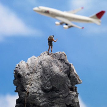 The Big Hitch 150mm Square Greetings Card by Akiko Ida and Pierre Javelle