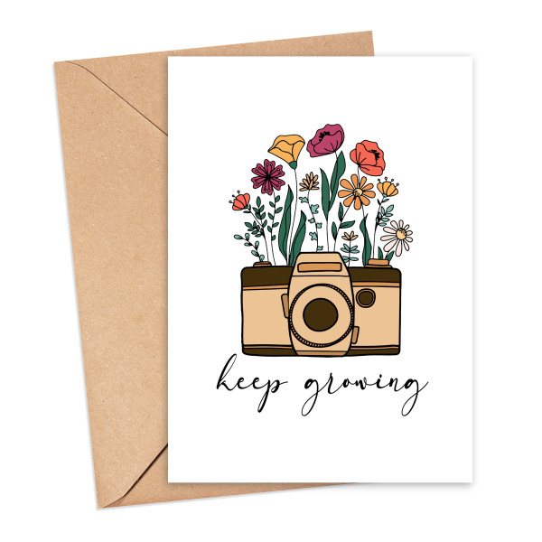Keep Growing Card Mental Wellbeing Card - Keep Growing | Beeyoutiful Gifts Ltd