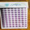 1cm Flower Stickers, 70's hippy style flower stickers - Pink