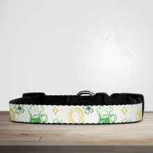 Beer, Horseshoes & Gold - St Patrick's Day Dog/Puppy Collar - Small (29cm-46cm)