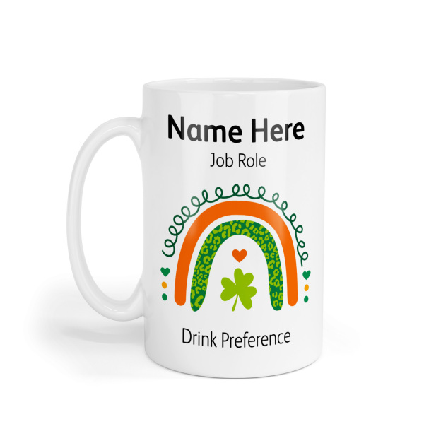 Personalised Ceramic Mug - Irish Rainbow