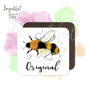 Drinks Coaster - Bee Original - Toughened Glass Coaster