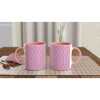 Three Diamond Pink Ceramic Mug