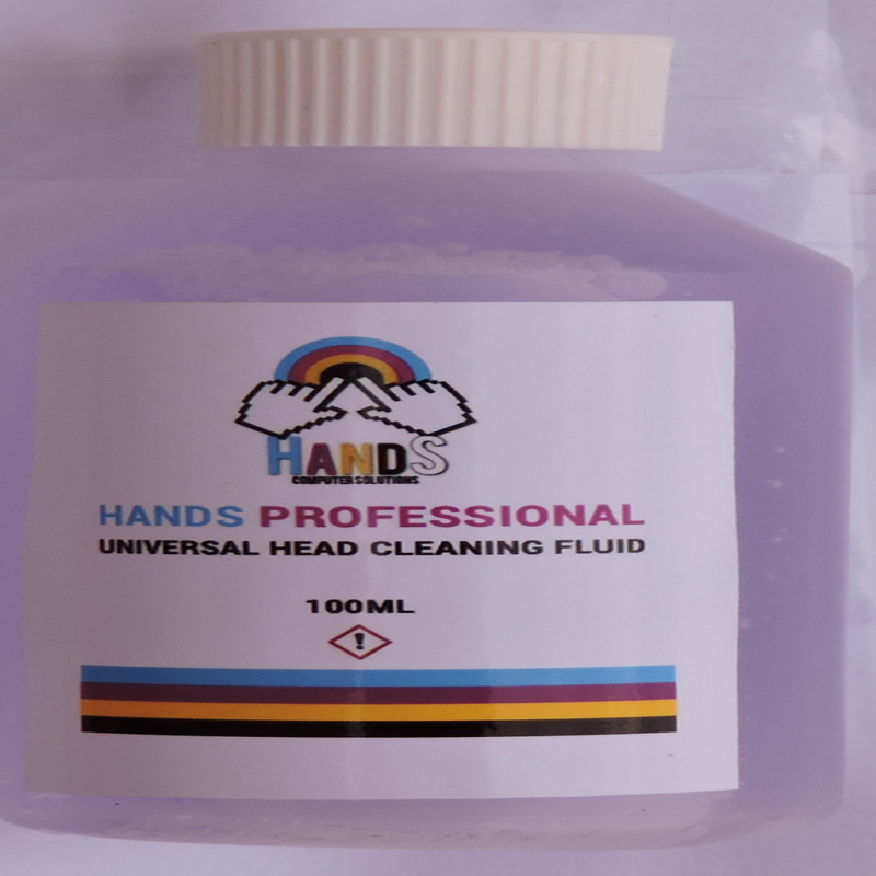 100ml Hands Professional Bottle Universal Printer Head Cleaning Fluid -  100ml Bottle on its Own