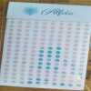 6mm Dot Circle Stickers 200 stickers per sheet - Pink