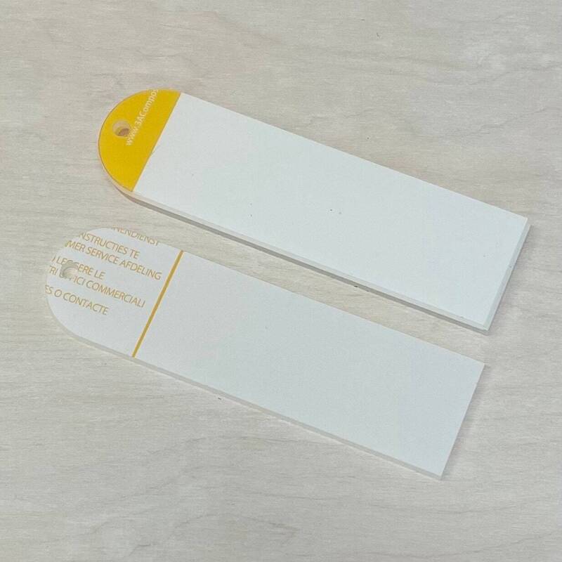 Blank Arched Acrylic Bookmark/ Acrylic Wholesale / Plain Acrylic Bookmarks / 3mm - 14cm x 4cm - Clear