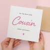 Birthday Card For Cousin Happy Birthday Card For Cousin Best Cousin Ever Card Birthday Card For Her - Square (5.5x5.5) / Blank Inside