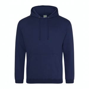 Personalised AWD College Hoodie - Oxford Navy - M