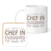 Mug & Coaster Set - Chef In Training