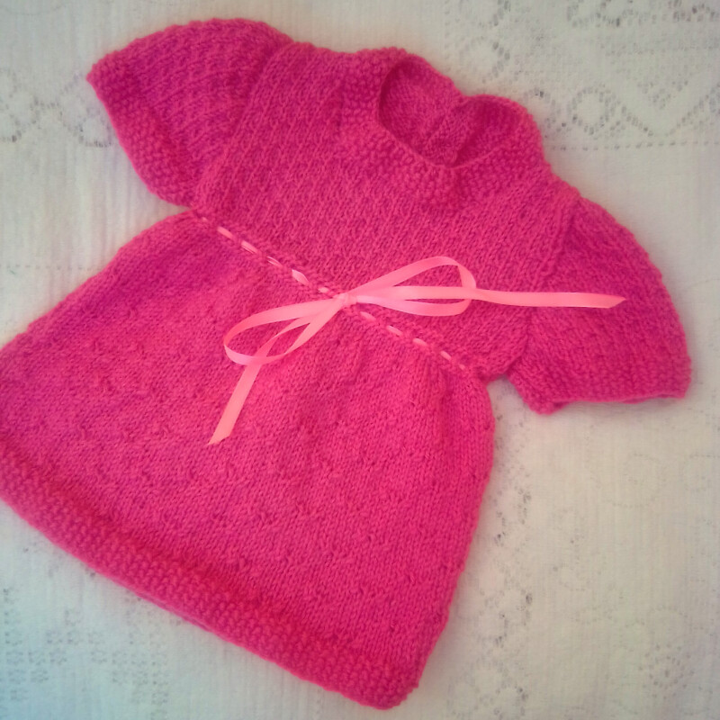 Baby Girls 6 Piece Dress Outfit - Chest Size