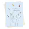 Dragonflies cousin birthday card -  designed by Eloise Hall for Holy Mackerel - 15.7 x 11cm and blank inside, made in the UK