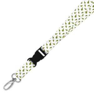Double Breakaway Lanyard - Christmas Trees