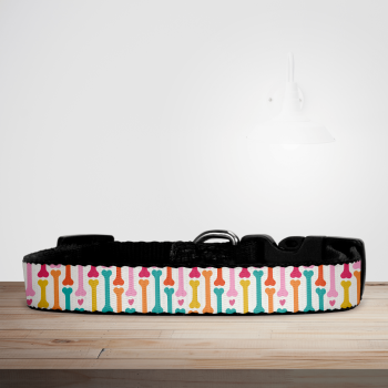 Puppy Love Bone Print Dog/Puppy Collar