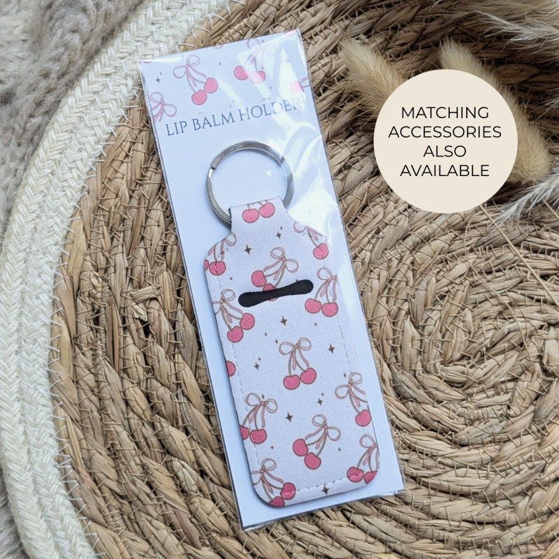 Cherries & Bows Lip Balm Holder