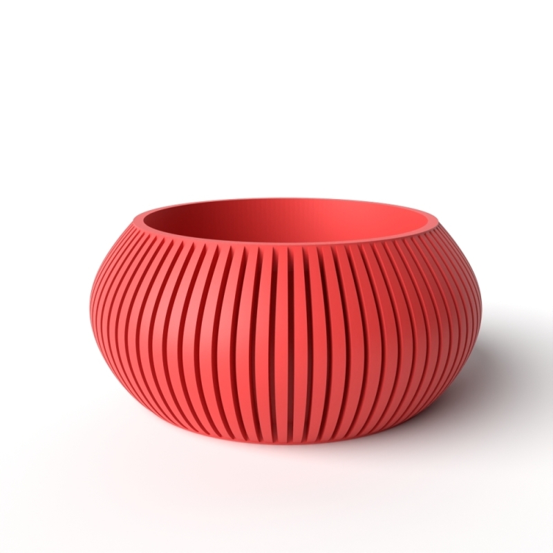 The Torme Planter Pot with Drainage Tray & Stand Included - Black - 3"