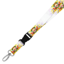 Double Breakaway Lanyard - Floral Bouquet