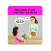 Doll Coaster | Honest with kids | Funny coaster for her | drink | Wine coaster | tea | coffee | gift