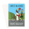 Funny Birthday Card - Christ On A Bike You're How Old - A5 Portrait - 1 Card