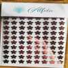 1cm Flower Stickers, 70's hippy style flower stickers - Pink