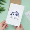 Father's Day Card For Fishing Enthusiasts Simple Father's Day Card You're A Reel Catch Father's Day Gift For Fisherman - Large (5x7) / Blank Message