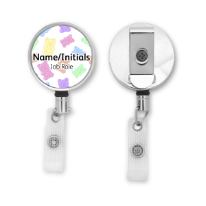 Personalised Metal ID Reel - Gummy Bears