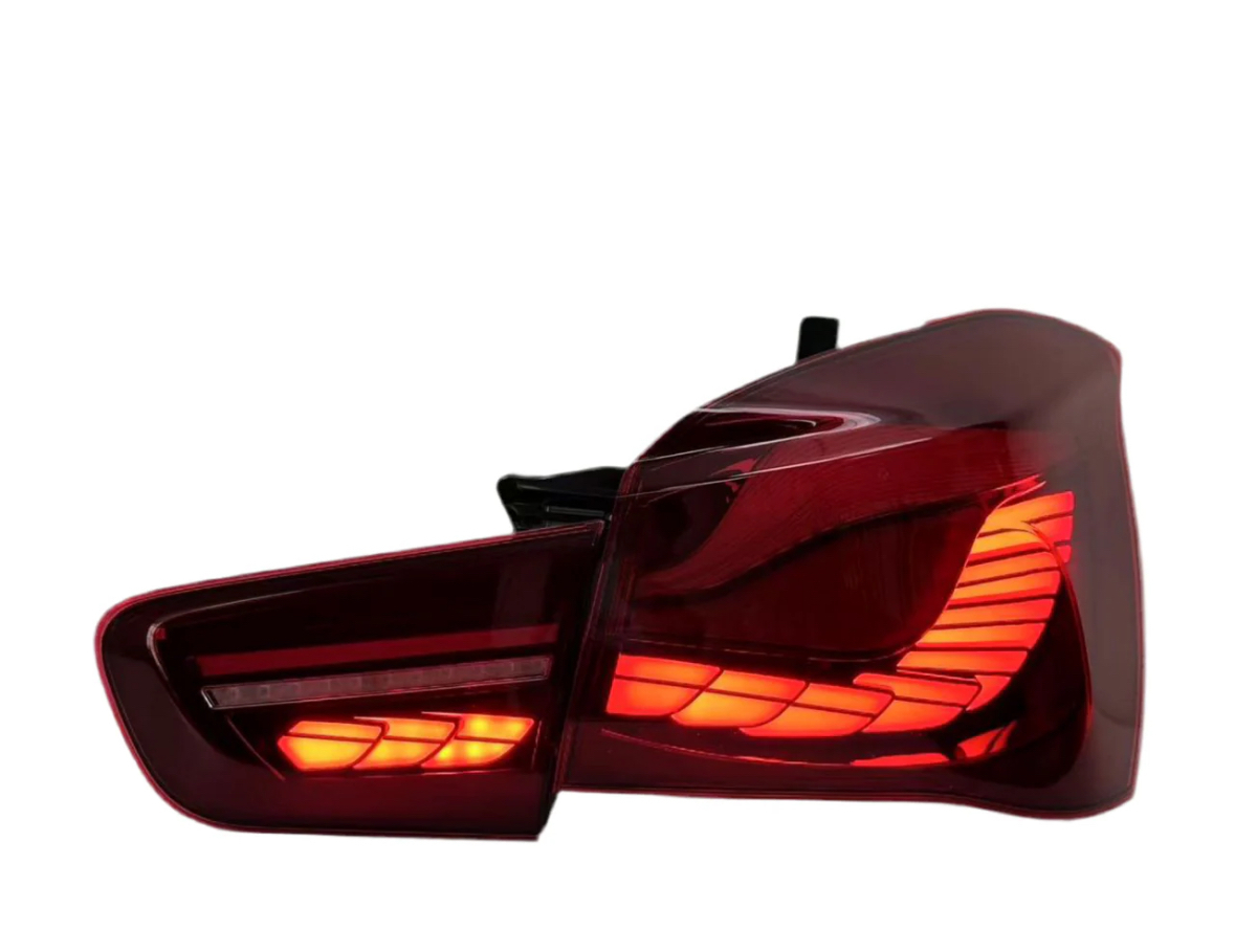BMW 1 Series F20/F21 LCI (2015–2019) GTS Style OLED Tail Lights – Smoked & Red | Plug & Play, Sequential Indicators M140i M135i - SMOKED