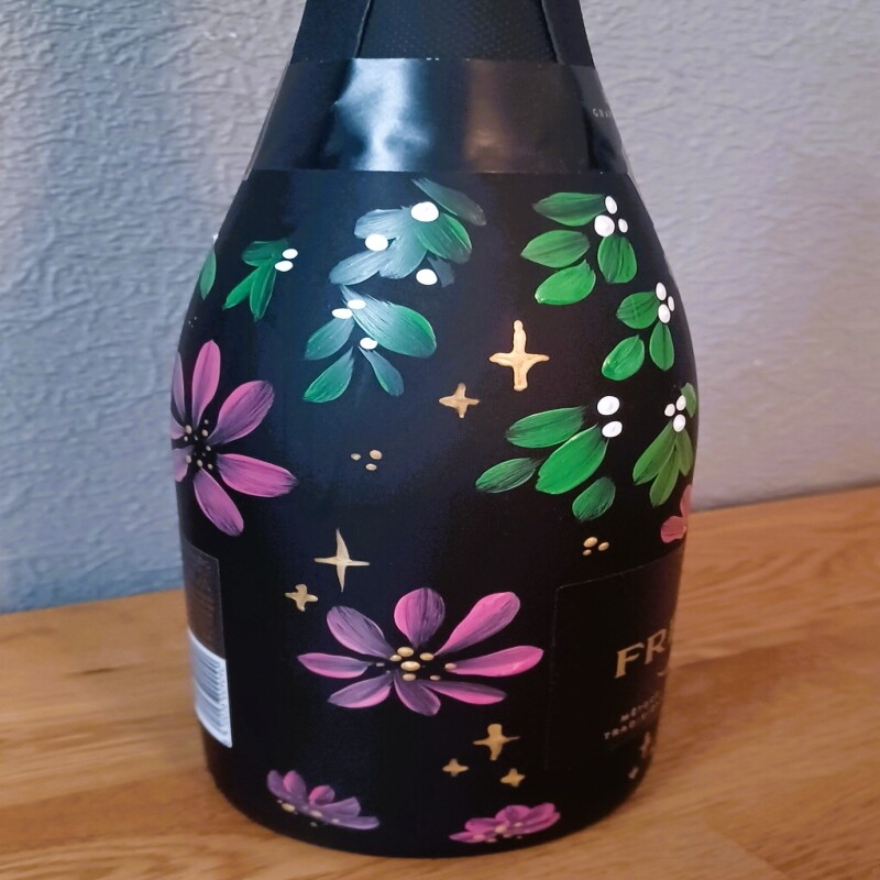 Hand Painted Bottles Christmas Birthday Anniversary Gift Ideas - Mini/Small up to 37.5cl