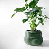 The Quarn Planter Pot with Drainage Tray & Stand Included