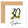 Personalised 30th Birthday Card For Daughter, Personalised Birthday Card For Her, 30th Birthday Card, 30th Birthday Gift For Sister, Friend - A6 - 4.1″ x 5.8″