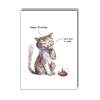 I got you a cake - funny cat card