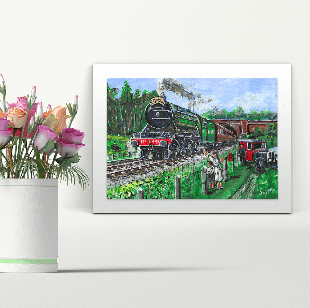 The Flying Scotsman - A4 Print - Mounted