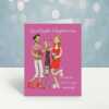 Anniversary card (daughter and daughter-in-law) - designed by Erica Sturla - 15cm square and blank inside, made in the UK