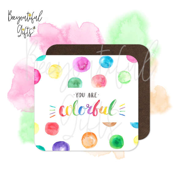 Self Love Coaster - Watercolour Quotes