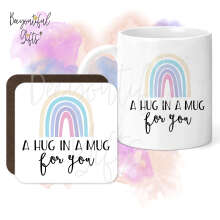 Mug & Coaster Set - A Hug In A Mug Just For You