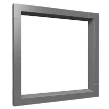Aluminium Window Pods 3200×3200 Square Kit - Mill (Unfinished) - 100mm - Slimline