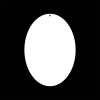 Circle blanks sublimation aluminium 152mm 6" diameter pack of 10 - White 0.5mm