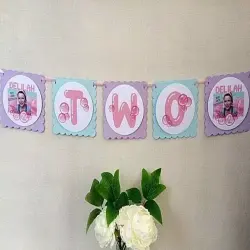 Unofficial Personalised Ms Rachel Bunting, Ms Rachel Bubblegum Party Decor
