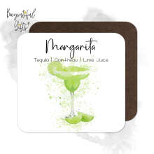 Cocktail Ingredient Coaster - Margarita