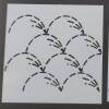 Sashiko Templates Circular | Visible Mending | Quilting and Sewing Templates | Reuseable Mending Stencils
